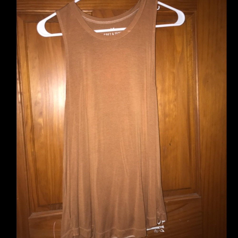 Tan loose shirt